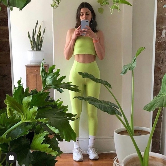 Iso Girlfriend Collective Lime Set 